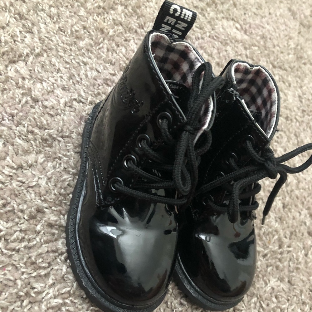Toddler Black Boots